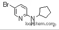 Molecular Structure of 1036468-34-4 (5-Bromo-N-cyclopentyl-2-pyridinamine)